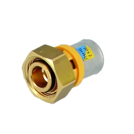 RACCORDO CON CODOLO A PRESSARE MULTISTRATO GAS