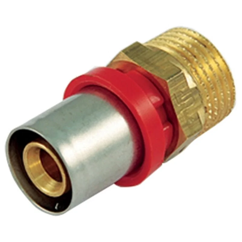 RACCORDO MASCHIO A PRESSARE PER MULTISTRATO SERIE COMPACT TIEMME