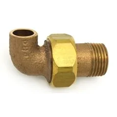 GOMITO BRONZO A 3 PEZZI M A SALDARE