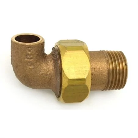 GOMITO BRONZO A 3 PEZZI M A SALDARE