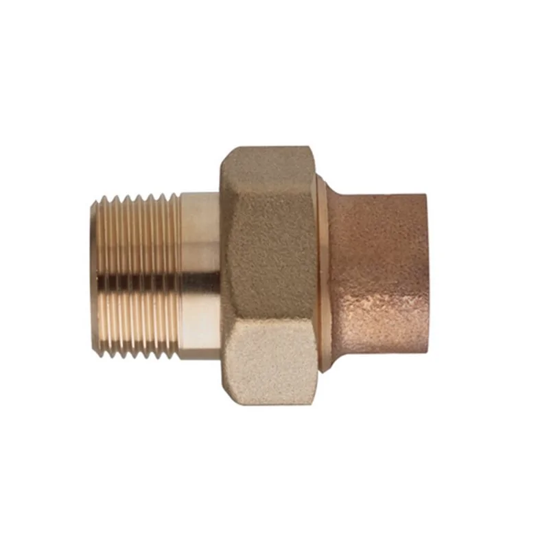 BOCCHETTONE BRONZO A 3 PEZZI FILETTATO MASCHIO A SALDARE