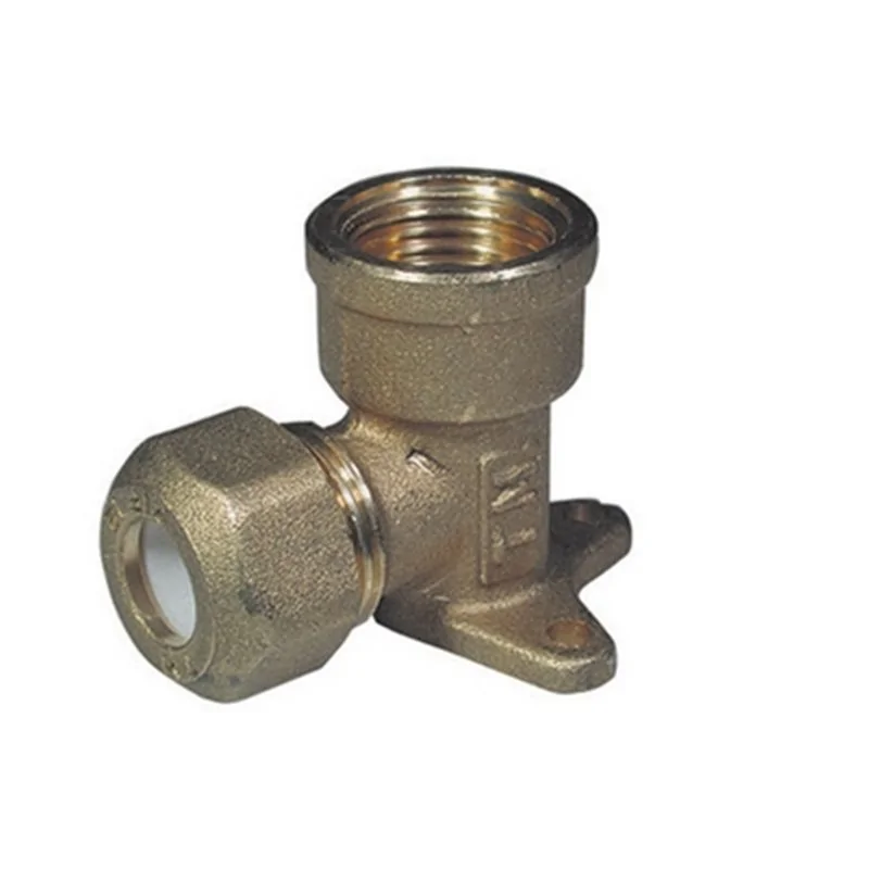 GOMITO FLANGIATO RINFORZATO PER RAME CON OGIVA TEFLON TIEMME