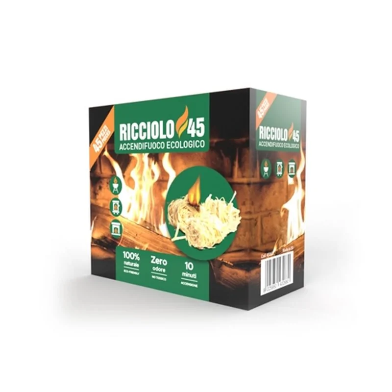 ACCENDIFUOCO ECOLOGICO RICCIOLO45
