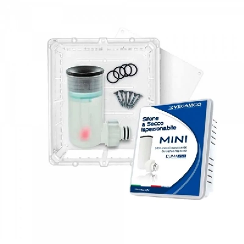 SIFONE A SECCO PER CONDENSA CON SCARICO ORIZZONTALE MINI