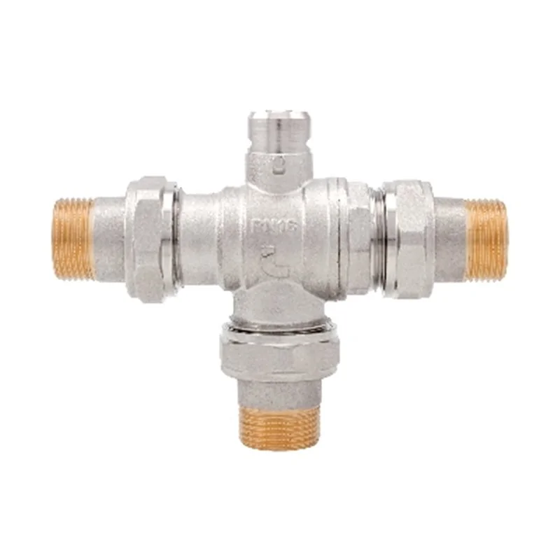 VALVOLA DI ZONA DEVIATRICE A SFERA A 3 VIE