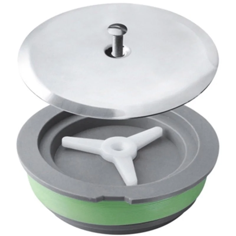 TAPPO AD ESPANSIONE PER SIFONI A PAVIMENTO PIATTELLO 125 MM