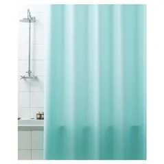 TENDA PER DOCCIA 2 LATI CM 180 X 200 MODELLO VERDE ACQUA