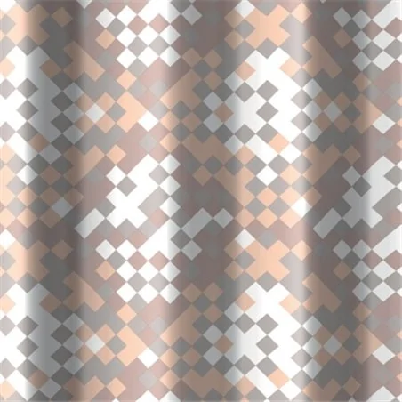 TENDA PER DOCCIA 1 LATO IN TESSUTO CM 120 X 200 MODELLO FRAMM. BEIGE