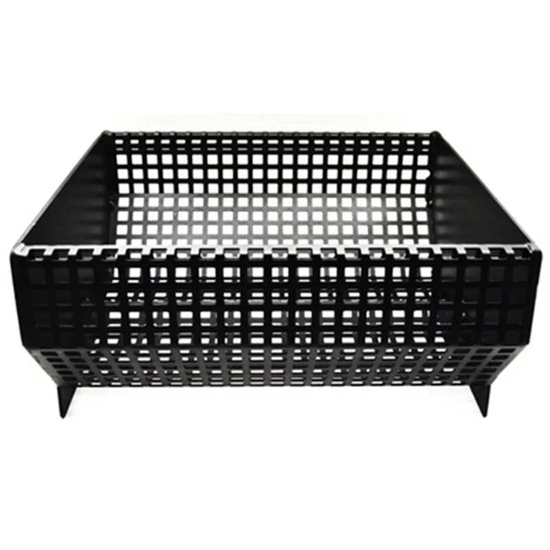 CESTO BRUCIA-PELLET PER CAMINI E TERMOCAMINI QUADRO