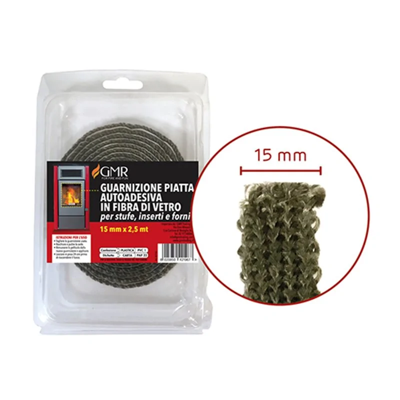 GUARNIZIONE PIATTA AUTOADESIVA PER STUFE MT 2,50