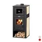 STUFA A LEGNA CON FORNO LUCREZIA 12-13 KW