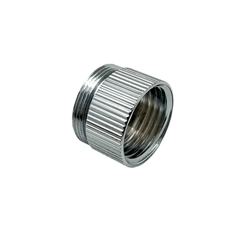 RIDUZIONE IN OTTONE CROMATO 10 MM 