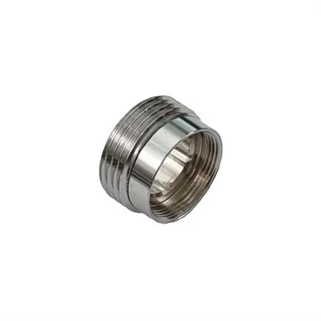 RACCORDO IN OTTONE CROMO 22F - 3/4M