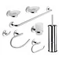 SET ACCESSORI BAGNO 8 PEZZI SERIE OTTO/ONE