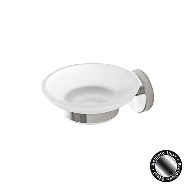 PORTASAPONE CITY IN ACCIAIO SATINATO