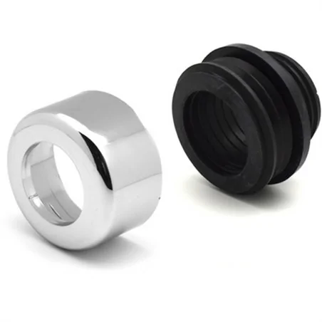 MORSETTO COMBINATO CON COPRIMORSETTO CROMATO DIAM 48-58 MM PUCCI