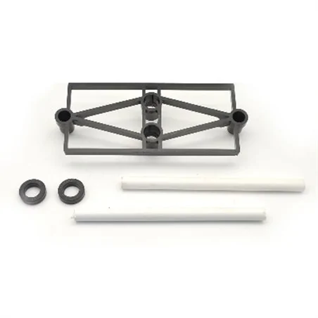 TELAIO CON TUBETTI PER DOPPIO PULSANTE PUCCI