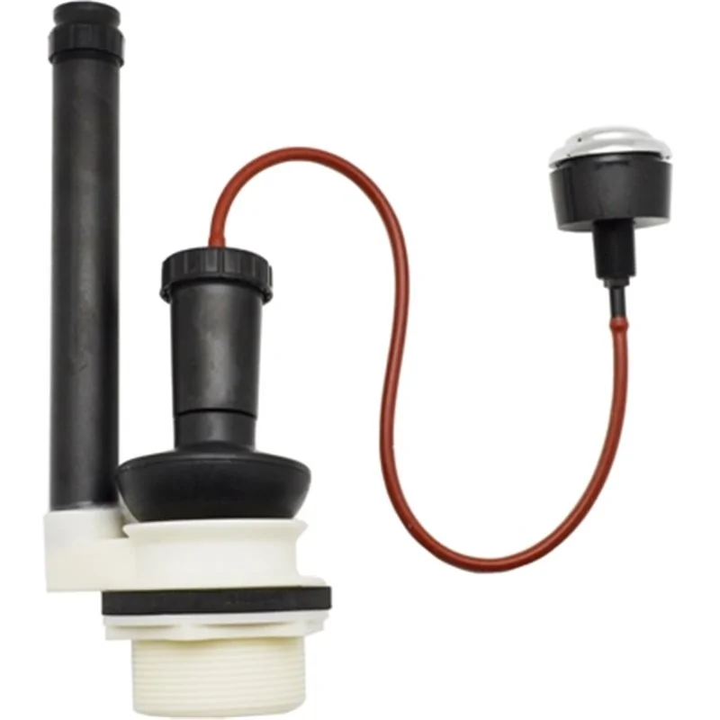 BATTERIA DI SCARICO CON PULSANTE CROMO TREMOLADA