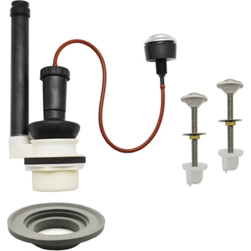 BATTERIA DI SCARICO CON KIT PER MONOBLOCCO CROMO TREMOLADA