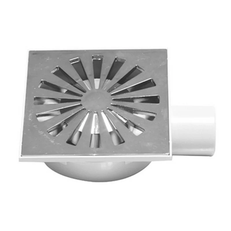 CHIUSINO SIFONATO IN ABS CON GRIGLIA CROMATA