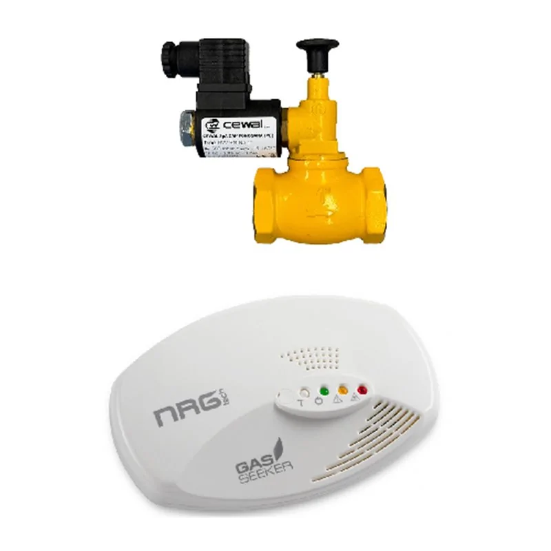 RIVELATORE GAS CON ELETTROVALVOLA GASBLOC