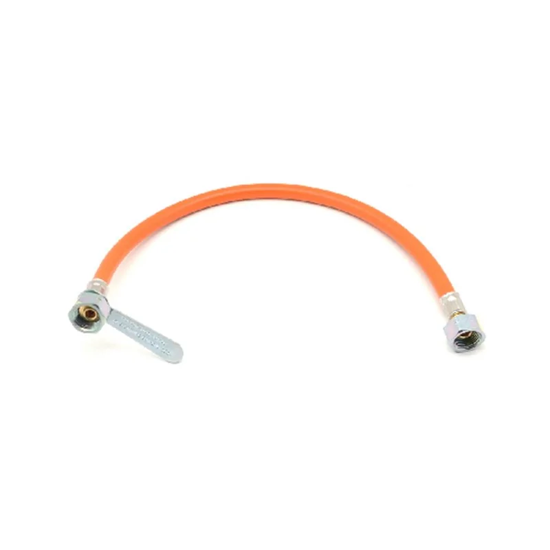 FLESSIBILE PER CENTRALINA GAS FF IN GOMMA CON CHIAVETTA