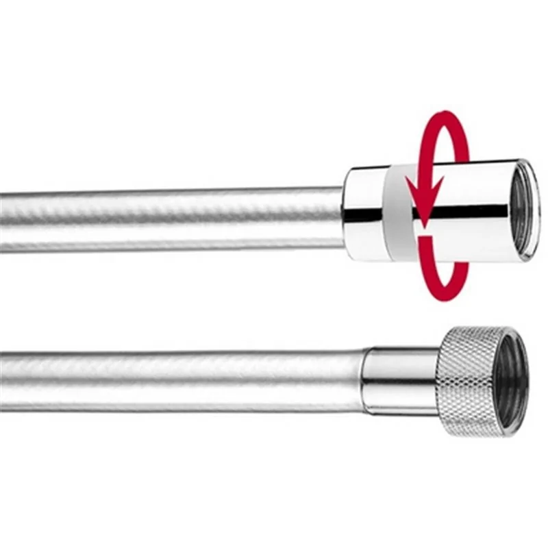 FLESSIBILE DOCCIA ANTITORSIONE CROMO LUX CONICO