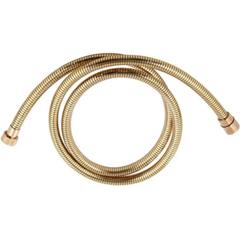 FLESSIBILE DOCCIA IN PVC DORATO CON ATTACCO CONICO