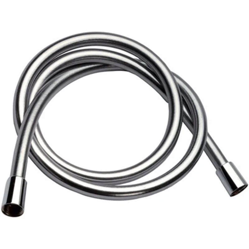 FLESSIBILE DOCCIA RETINATO METALLIZZATO IN PVC ATTACCHI CONICI