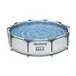 PISCINA FUORI TERRA ROTONDA STEEL PRO MAX CON POMPA FILTRO