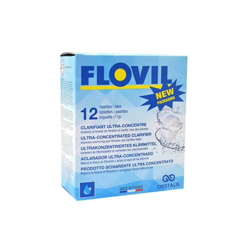 FLOCCULANTE FLOVIL 12 PASTIGLIE 132 GR