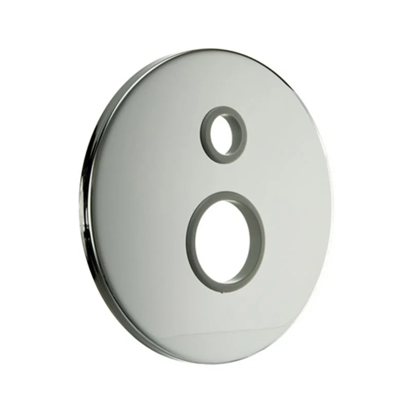 PIASTRA TONDA LISCIA PER INCASSO DOCCIA CON DEVIATORE