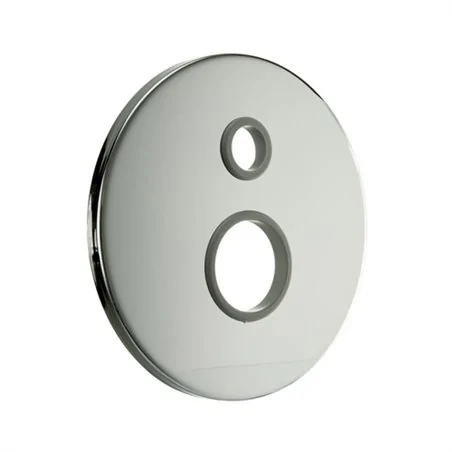 PIASTRA TONDA LISCIA PER INCASSO DOCCIA CON DEVIATORE