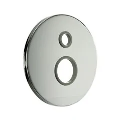 PIASTRA TONDA LISCIA PER INCASSO DOCCIACON DEVIATORE