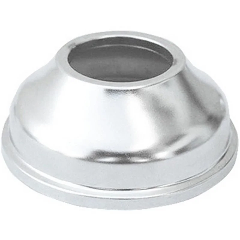 ROSONE GIGANTE OTTONE CROMATO CON FORO TONDO