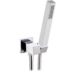 PRESA ACQUA QUADRATA SUPPORTO IN OTTONE + DOCCETTA POLAR + FLESSIBILE