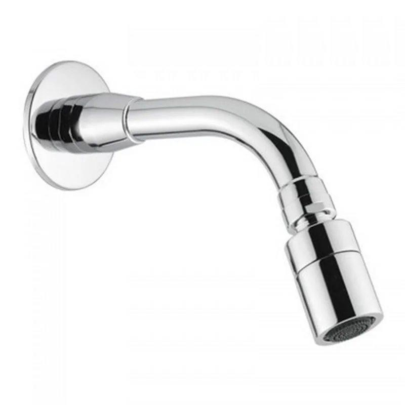 BRACCIO DOCCIA ANTIVANDALO IN TUBO CON SOFFIONE ORIENTABILE IDRAL