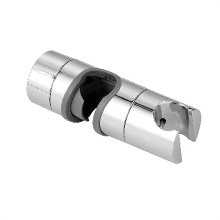 SUPPORTO SCORREVOLE IN ABS CROMATO PER ASTA 18-25MM