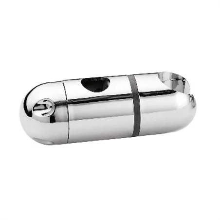 SUPPORTO SCORREVOLE IN ABS CROMATO PER ASTA Ø18 MM