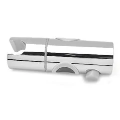 SUPPORTO SCORREVOLE IN ABS CROMATO PER ASTE Ø22 MM