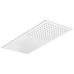SOFFIONE 1 GETTO RETTANGOLARE ULTRA PIATTO ACCIAIO INOX MARIANI