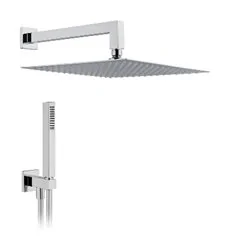 KIT SOFFIONE DOCCIA QUADRO