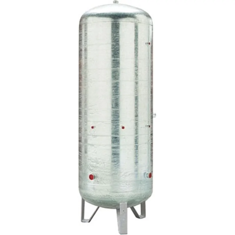 SERBATOIO ZINCATO PER ACCUMULO VERTICALE SENZA C.E.