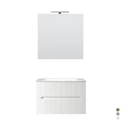 MOBILE BAGNO SOSPESO LINEA STICK CANNETTATO DA 70 CM