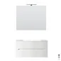 MOBILE BAGNO SOSPESO LINEA STICK CANNETTATO DA 90 CM