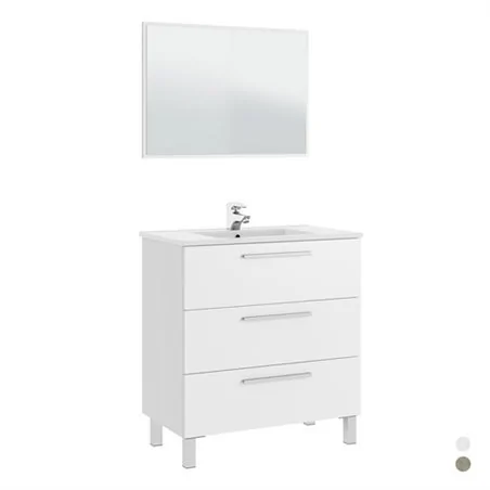 MOBILE BAGNO ATHENA 3 CASSETTI IN KIT DI MONTAGGIO