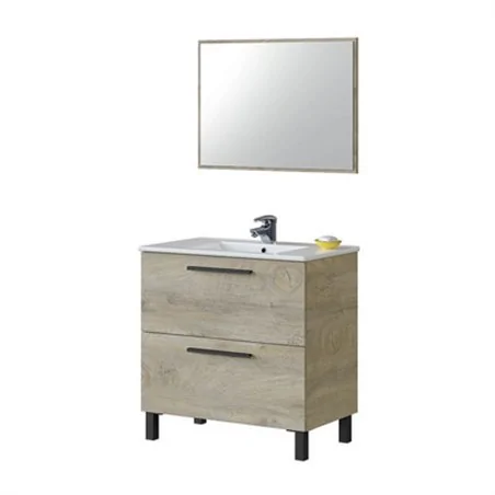 MOBILE BAGNO ATHENA 2 CASSETTI IN KIT DI MONTAGGIO