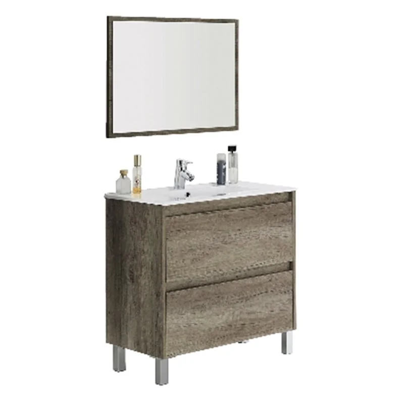 MOBILE BAGNO DAKOTA 2 CASSETTI IN KIT DI MONTAGGIO