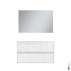 MOBILE BAGNO SOSPESO LINEA ELEGANCE L. 100 CM