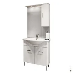 MOBILE BAGNO VENICE CM 75 CON LAVABO E SPECCHIO